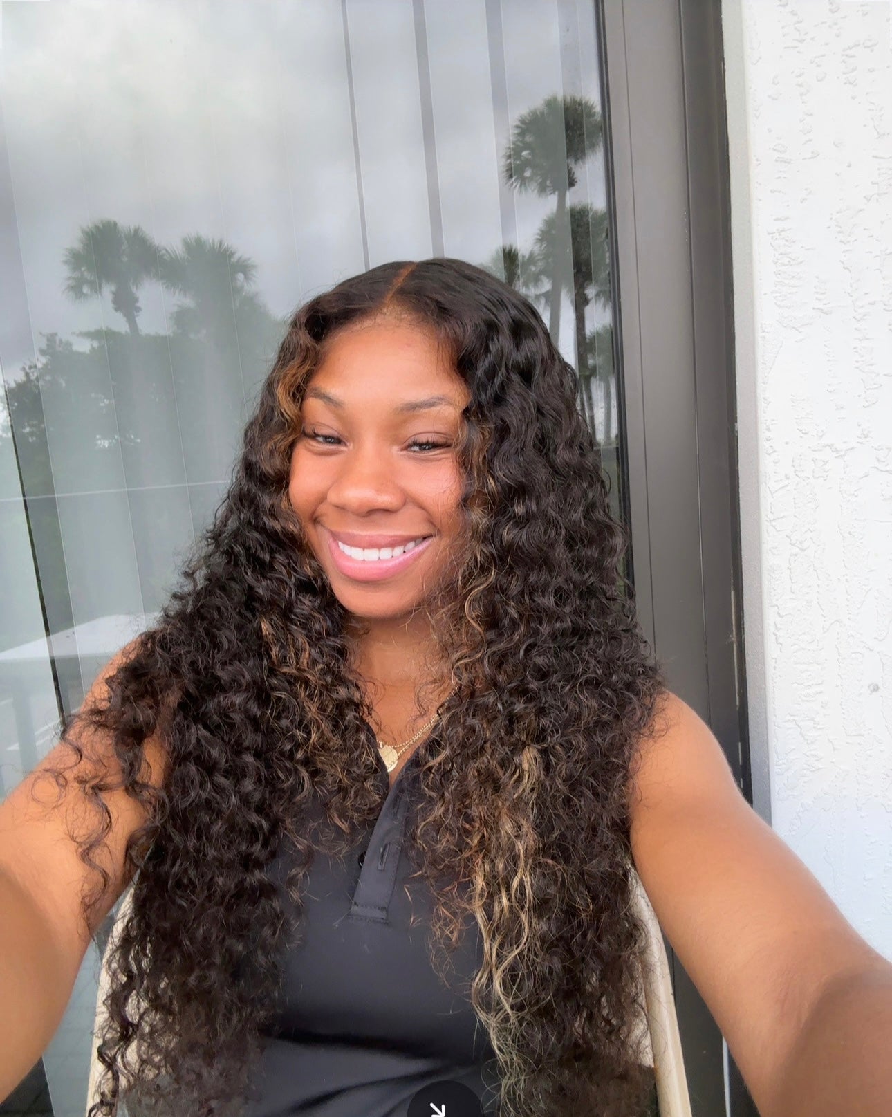 Deep Curly Highlights