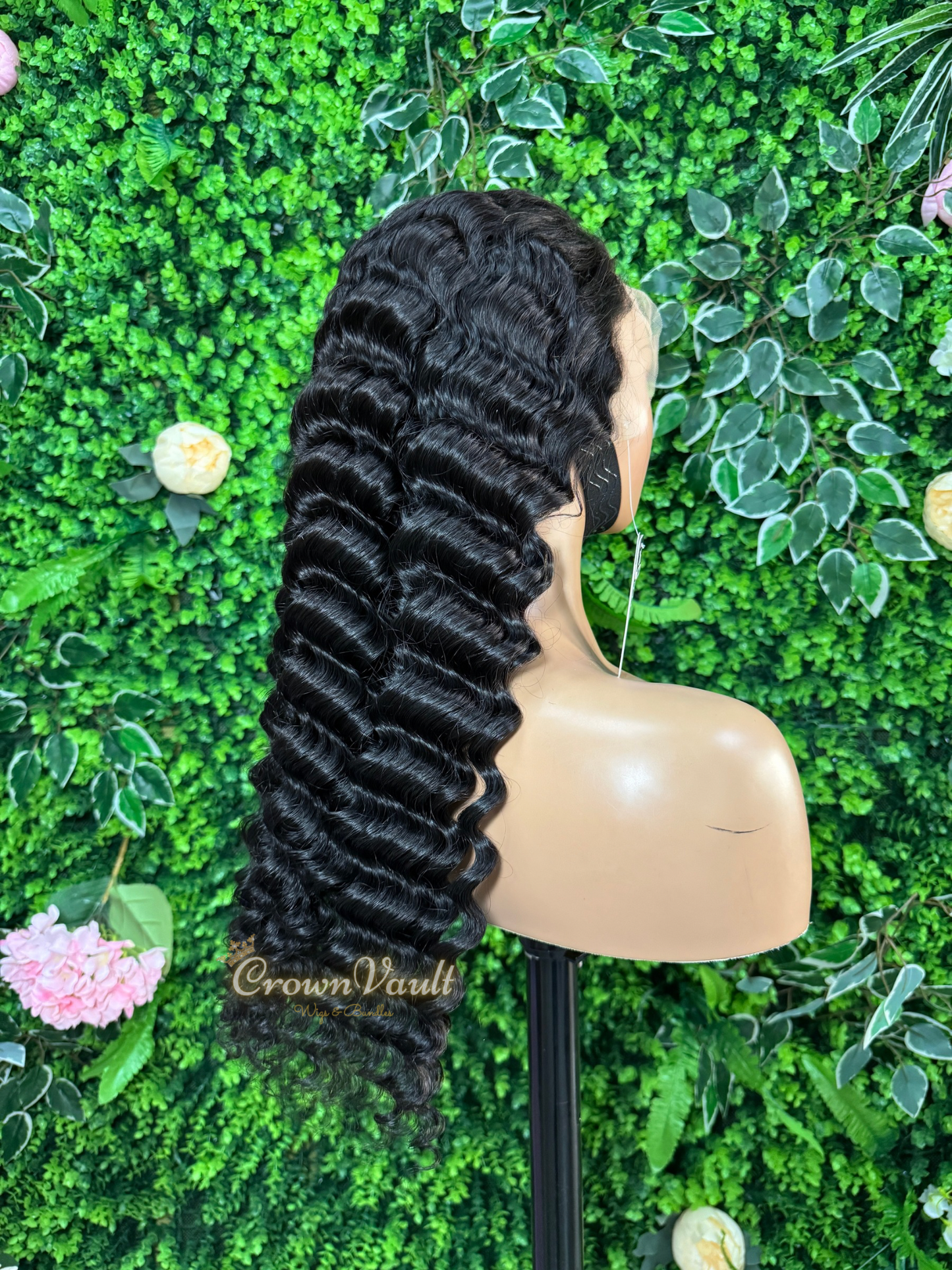 Virgin Cambodian Deepwave Transparent Lace Wig