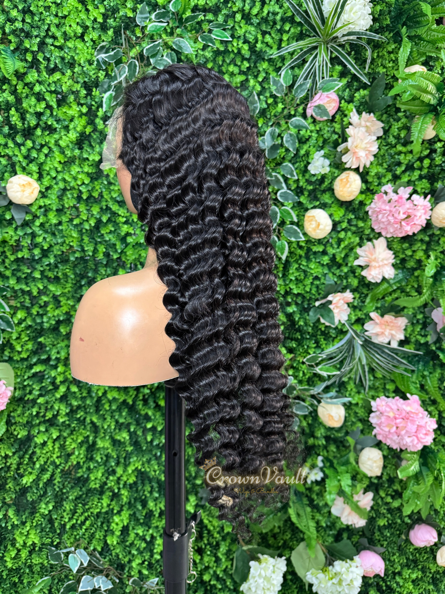 Virgin Cambodian Deepwave Transparent Lace Wig
