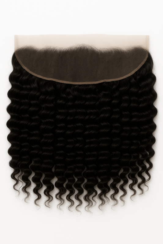 Virgin Cambodian Deep Wave Lace Frontal – HD & Transparent
