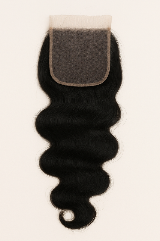 Virgin Cambodian Body Wave Closure – HD & Transparent Lace