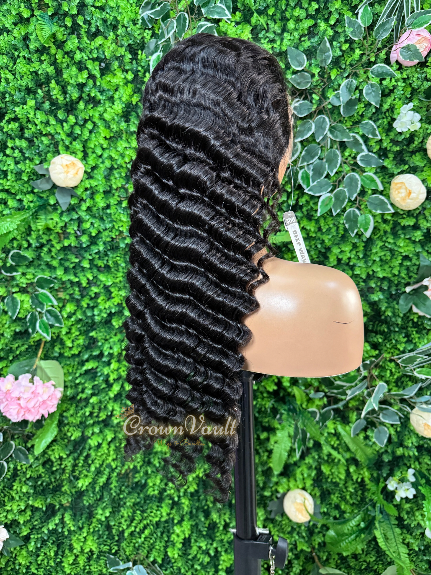 Virgin Cambodian Deepwave Transparent Lace Wig