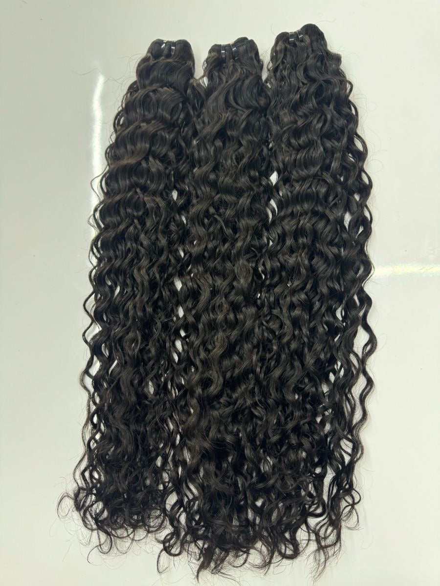 Raw Burmese Curly Bundles
